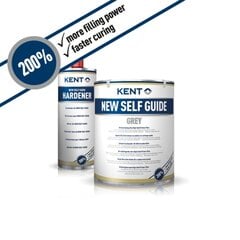 Наполнитель - грунт Kent New Self Guide, черный цена и информация | Автохимия | 220.lv