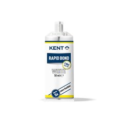 Līme baltā 5 min. Kent Rapid Bond gandrīz balts, 50 ml (85043) cena un informācija | Auto ķīmija | 220.lv