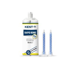 Caurspīdīga līme 90 sek. Kent Rapid Bond Clear, 50 ml cena un informācija | Auto ķīmija | 220.lv