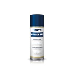 Пластиковый краситель Kent Matt Black Spray, черный, 400 мл цена и информация | Автохимия | 220.lv