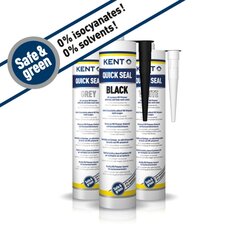 Клей-герметик кузовной Kent Quick Seal серый, 290 мл цена и информация | Автохимия | 220.lv