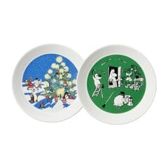 Arabia набор из 2-х тарелок Moomin, 19 см цена и информация | Посуда, тарелки, обеденные сервизы | 220.lv