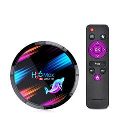 Мультимедиа консоль Riff H96 Max X 4K Smart TV Box 4GB +128GB Android 9.0 Wi-Fi / BT Amlogic S905, черная цена и информация | Мультимедийные проигрыватели | 220.lv