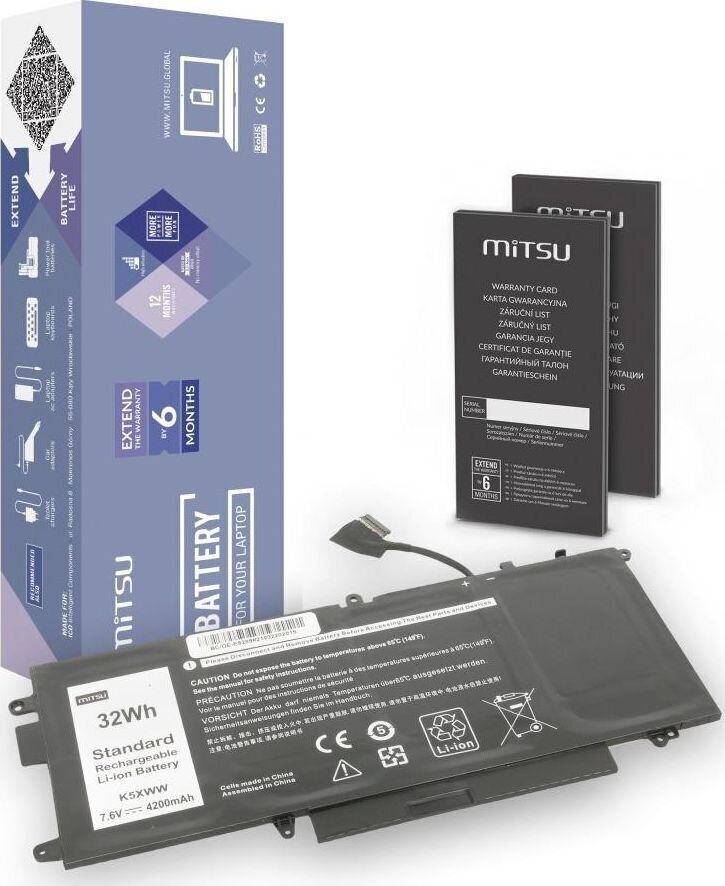 Mitsu BC/DE-E5289 cena un informācija | Akumulatori portatīvajiem datoriem | 220.lv