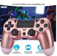 Riff PlayStation DualShock 4 v2 Безпроводной Игровой Контроллер для PS4 / PS TV / PS Now Розого Золотой цена и информация | Джойстики | 220.lv