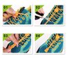 Elastīgas apaļas kurpju šņores 3 mm 100 cm ar fiksatoriem un uzgaļiem, baltas cena un informācija | Līdzekļi apģērbu un apavu kopšanai | 220.lv