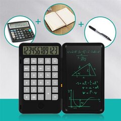 Kalkulators ar integrētu planšeti, melns cena un informācija | Kancelejas preces | 220.lv