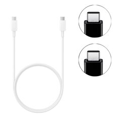 USB кабель с 2 разъемами Type-C цена и информация | Кабели для телефонов | 220.lv