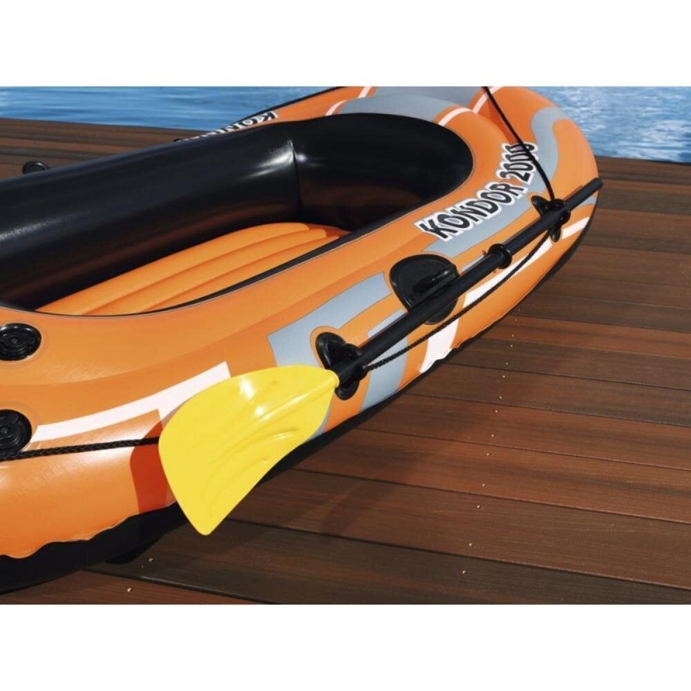 Piepūšamā laiva ar ātrās atbrīvošanas vārstu, oranža cena un informācija | Laivas un kajaki | 220.lv