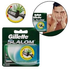 Skūšanās asmeņi Gillette skuveklim ar mitrinošo alvejas joslu, 5 gab. cena un informācija | Skūšanās piederumi, kosmētika | 220.lv