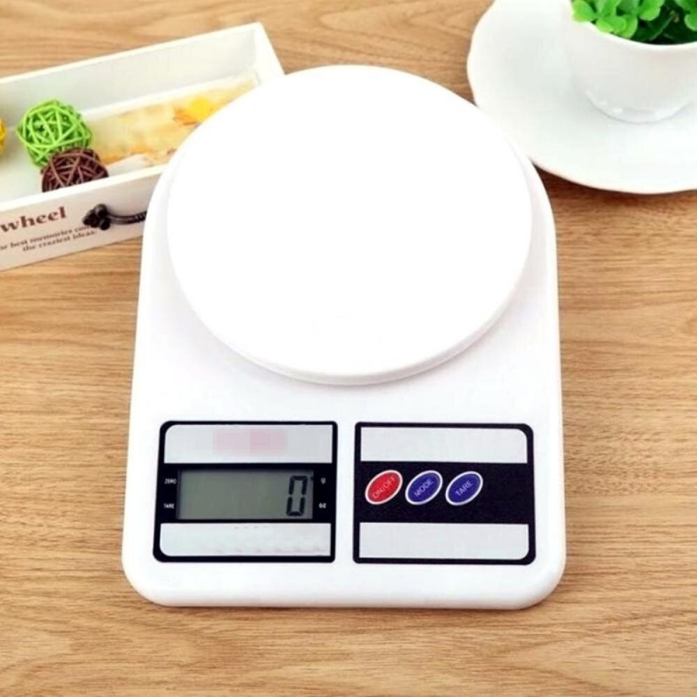 Virtuves svari ar svaru līdz 5 kg, Baltā krāsā cena un informācija | Virtuves svari | 220.lv