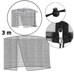 Tīkls āra saulessargam, aizsardzībai no kukaiņiem, 3 m cena un informācija | Saulessargi, markīzes un statīvi | 220.lv