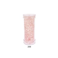 Stikla apaļas krelles 6/0 RainBow® plastmasas tūbiņā 25 g, krāsa 208 cena un informācija | Rotu veidošana, pērļošana | 220.lv