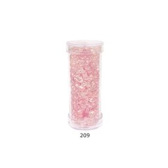 Stikla apaļas krelles 6/0 RainBow® plastmasas tūbiņā 25 g, krāsa 209 cena un informācija | Rotu veidošana, pērļošana | 220.lv