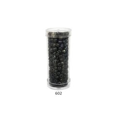 Stikla apaļas krelles 6/0 RainBow® plastmasas tūbiņā 25 g, krāsa 602 cena un informācija | Rotu veidošana, pērļošana | 220.lv
