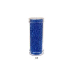 Stikla apaļas krelles 12/0 RainBow® plastmasas tūbiņā 25 g, krāsa 3B cena un informācija | Rotu veidošana, pērļošana | 220.lv