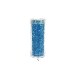 Stikla apaļas krelles 6/0 RainBow® plastmasas tūbiņā 25 g, krāsa 3 cena un informācija | Rotu veidošana, pērļošana | 220.lv