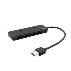 HUB 4p USB3.0 i-Tec U3CHARGEHU цена и информация | Кабели и провода | 220.lv