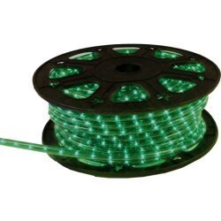 Lampiņu virtene lente zaļa 1620 LED 607,5W 4500xcm Ropelight reel cena un informācija | Āra apgaismojums | 220.lv