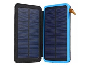 Ārējais portatīvais saules lādētājs/baterija „Solar Powerbank 20000mAh“ ar lukturīti un IC aizsardzību цена и информация | Зарядные устройства Power bank | 220.lv