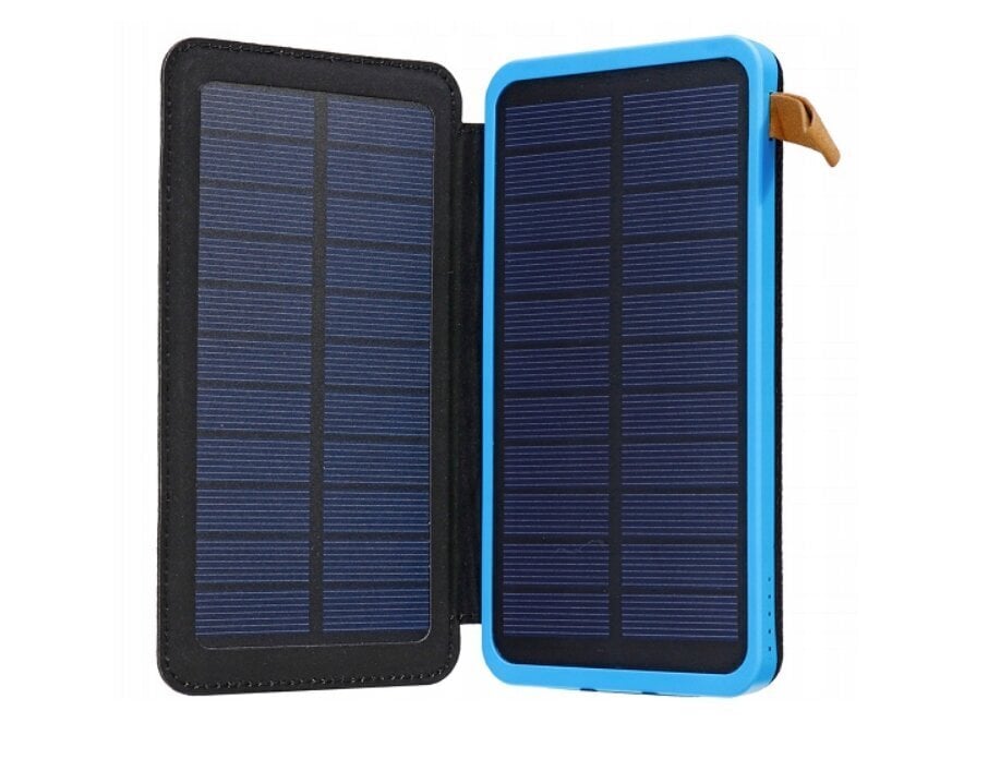 Ārējais portatīvais saules lādētājs/baterija „Solar Powerbank 20000mAh“ ar lukturīti un IC aizsardzību cena un informācija | Lādētāji-akumulatori (Power bank) | 220.lv
