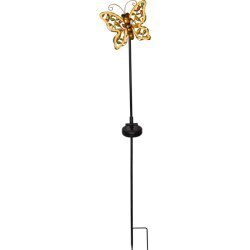 LED Āra gaismeklis uz saules baterijām 0,06W 18x80cm Linny Butterfly cena un informācija | Āra apgaismojums | 220.lv