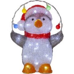 LED Ziemassvētku gaismas dekors pingvīns 0,9W 30-22cm Crystalo cena un informācija | Ziemassvētku dekorācijas | 220.lv