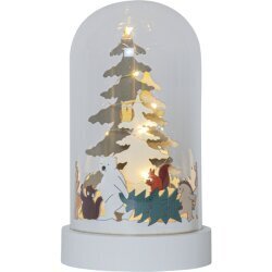 LED Ziemassvētku gaismas dekors 11,5x19,5cm Forest friends цена и информация | Ziemassvētku lampiņas, LED virtenes | 220.lv