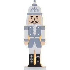 LED Ziemassvētku gaismas dekors riekstkodis 2xAAA 8x25cm Nutcracker 272-04 цена и информация | Гирлянды | 220.lv