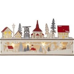 LED gaismas dekors lāzergriezts brūns 0,6W 45x22cm Rosenheim cena un informācija | Sveces un svečturi | 220.lv