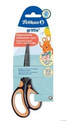 Ножницы Griffix L 15 см, неоновые черные цена и информация | Канцелярия | 220.lv