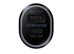 Samsung Kopējais 40 W auto lādētājs melns EP-L4020NBEGEU cena un informācija | Samsung Mobilie telefoni un aksesuāri | 220.lv