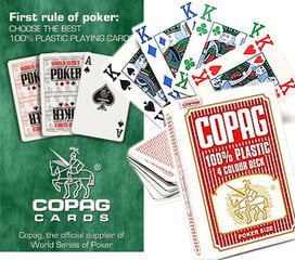 Plastmasas kārtis Copag 100% cena un informācija | Azartspēles, pokers | 220.lv