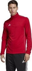 Vīriešu džemperis adidas Core 18 Training Top red CV3999 цена и информация | Футбольная форма и другие товары | 220.lv