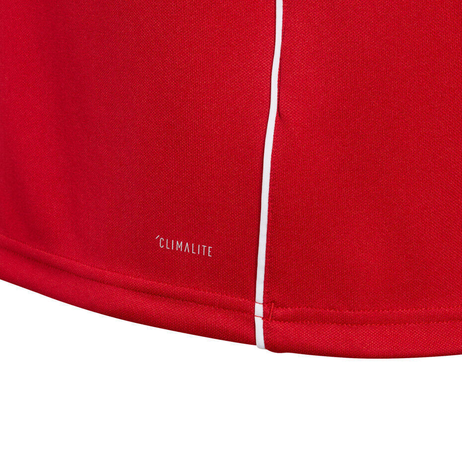 Bērnu T-krekls adidas Core 18 JUNIOR CV4141, sarkans цена и информация | Futbola formas un citas preces | 220.lv