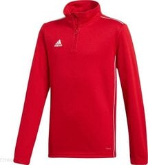 Bērnu T-krekls adidas Core 18 JUNIOR CV4141, sarkans цена и информация | Футбольная форма и другие товары | 220.lv