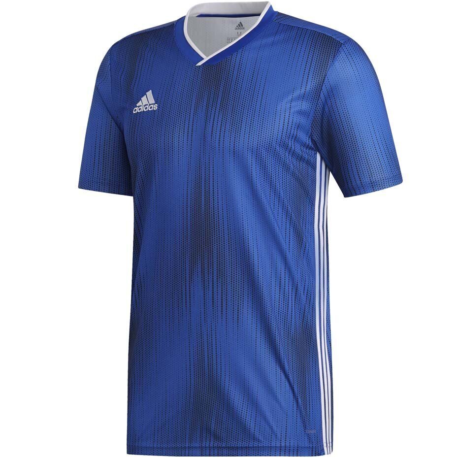 Bērnu T-krekls adidas Tiro 19 Jersey JUNIOR zils DP3532/DP3179 cena un informācija | Futbola formas un citas preces | 220.lv