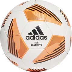 Futbola bumba Adidas Tiro Līga TB balta un oranža FS0374 cena un informācija | Futbola bumbas | 220.lv