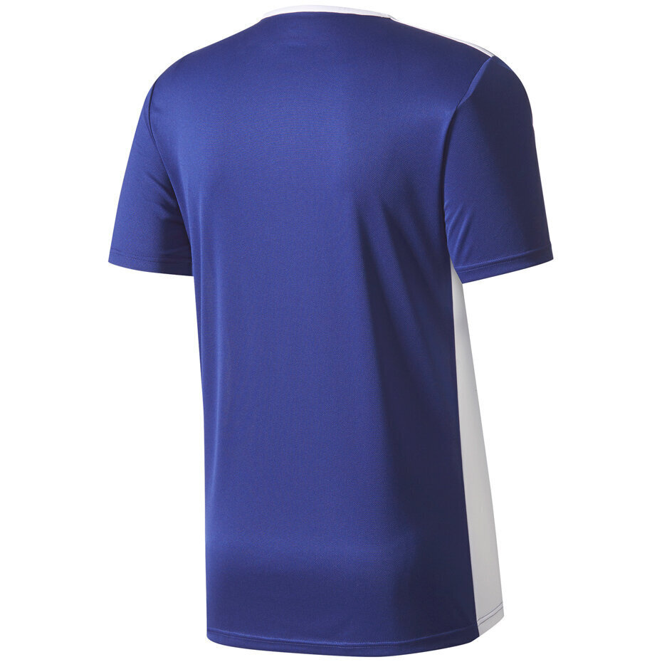 Bērnu T-krekls adidas Entrada 18 Jersey JUNIOR CF1036/CF1047, zils cena un informācija | Futbola formas un citas preces | 220.lv