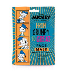 Mad Beauty Mickey Pēc Vasaras saules & baseina Bērnu mitrinoša joku sejas maska (1 gab. Donald Marakuja x25 ml) cena un informācija | Disney Smaržas, kosmētika | 220.lv