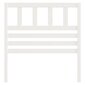 vidaXL gultas galvgalis, balts, 81x4x100 cm, priedes masīvkoks cena un informācija | Gultas | 220.lv