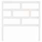 vidaXL gultas galvgalis, balts, 81x4x100 cm, priedes masīvkoks цена и информация | Gultas | 220.lv