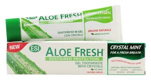 Zobu pasta ar kristāliem Crystal ESI Aloe Fresh Mint 100ml cena un informācija | Zobu pastas, birstes | 220.lv
