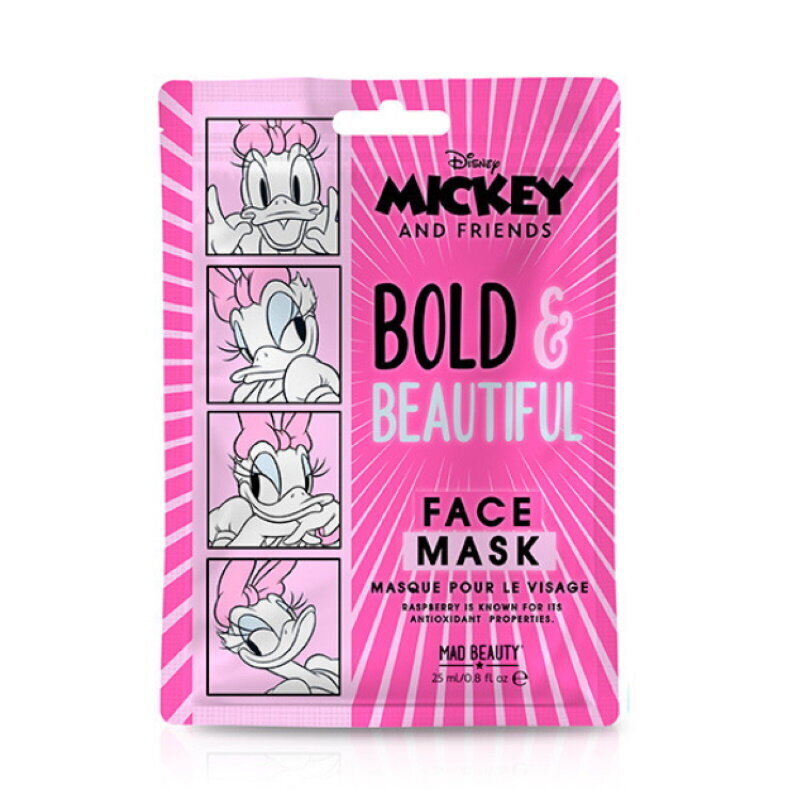 Mad Beauty Mickey Pēc Vasaras saules & baseina Bērnu mitrinoša joku sejas Maska (1 gab. Daisy Aveņu x25 ml) cena un informācija | Bērnu kosmētika, līdzekļi jaunajām māmiņām | 220.lv