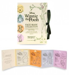 Mad Beauty Winnie The Pooh Pēc Vasaras saules & baseina Bērnu mitrinoša joku sejas maska (4 gab. varoņi x25 ml) cena un informācija | Bērnu kosmētika, līdzekļi jaunajām māmiņām | 220.lv