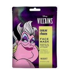 Mad Beauty POP Villains Pēc Vasaras saules & baseina Bērnu mitrinoša joku sejas maska (1 gab. Ursula Gurķis x25 ml) cena un informācija | Bērnu kosmētika, līdzekļi jaunajām māmiņām | 220.lv