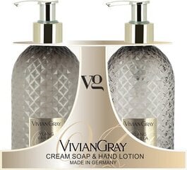 Komplekts šķidras krēmziepes un roku losjons Vivian Gray Gemstone Ylang-ylang & Vanilla, 2 x 300 ml cena un informācija | Ziepes | 220.lv