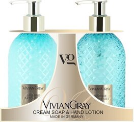 Šķidras krēmveida ziepes un roku losjons Vivian Gray Gemstone Jasmine & Patchouli, 2 x 300 ml cena un informācija | Ziepes | 220.lv