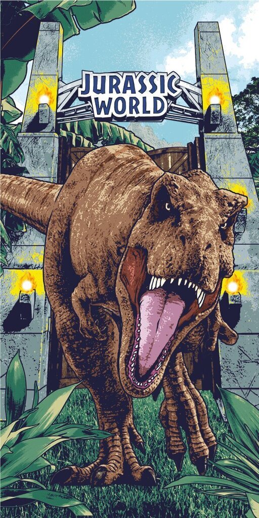 Dvielis Jurassic WorldRoar, 70x140 cm цена и информация | Dvieļi | 220.lv