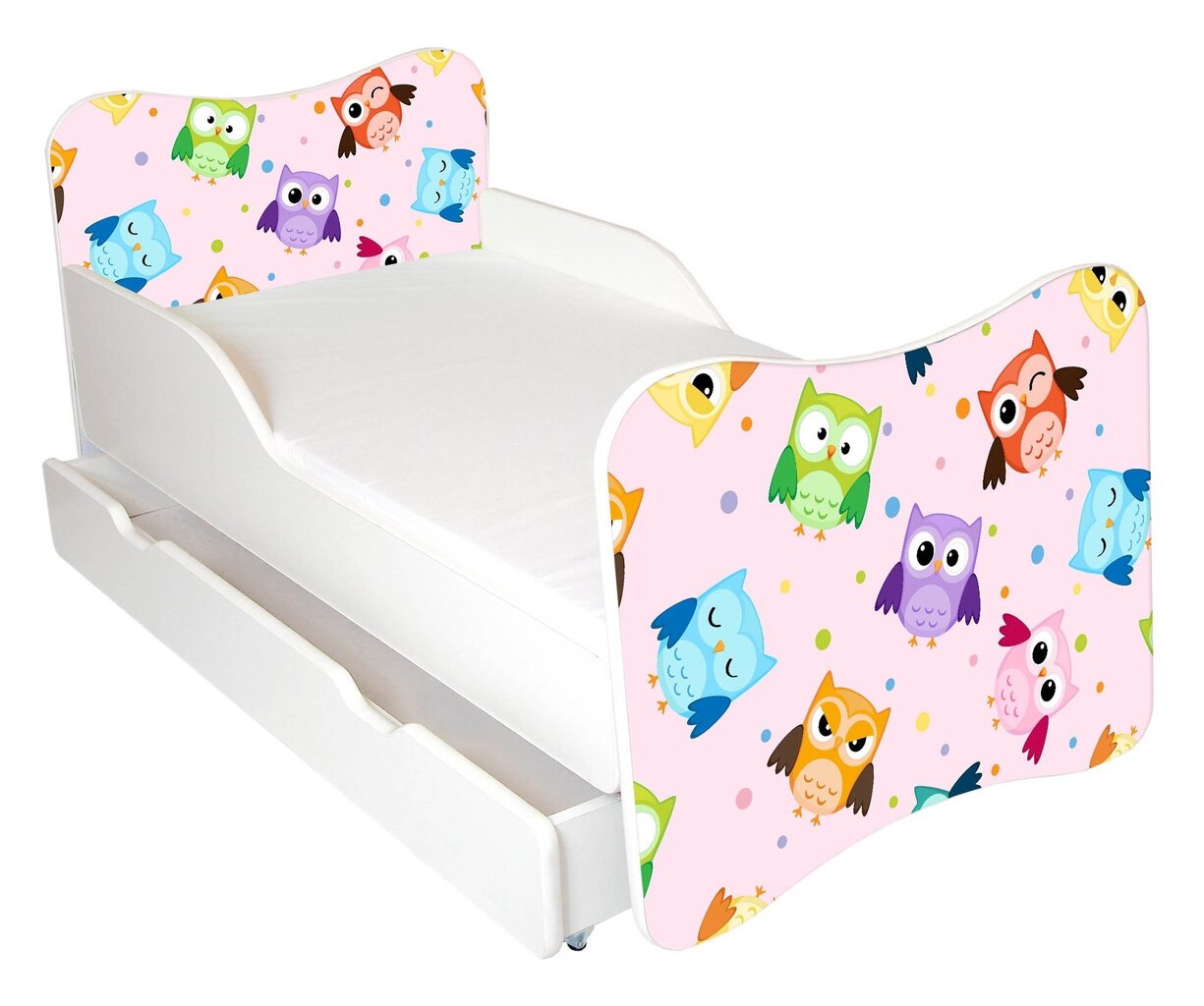 Gulta ar matraci un veļas kasti Ami 53, 140x70 cm цена и информация | Bērnu gultas | 220.lv